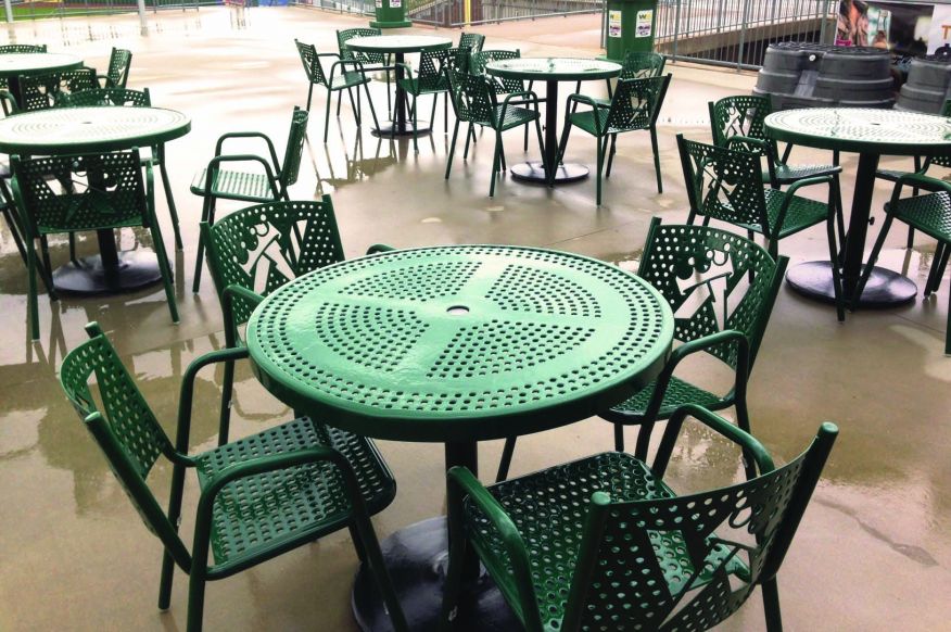 Ballpark Patio Tables and Chairs